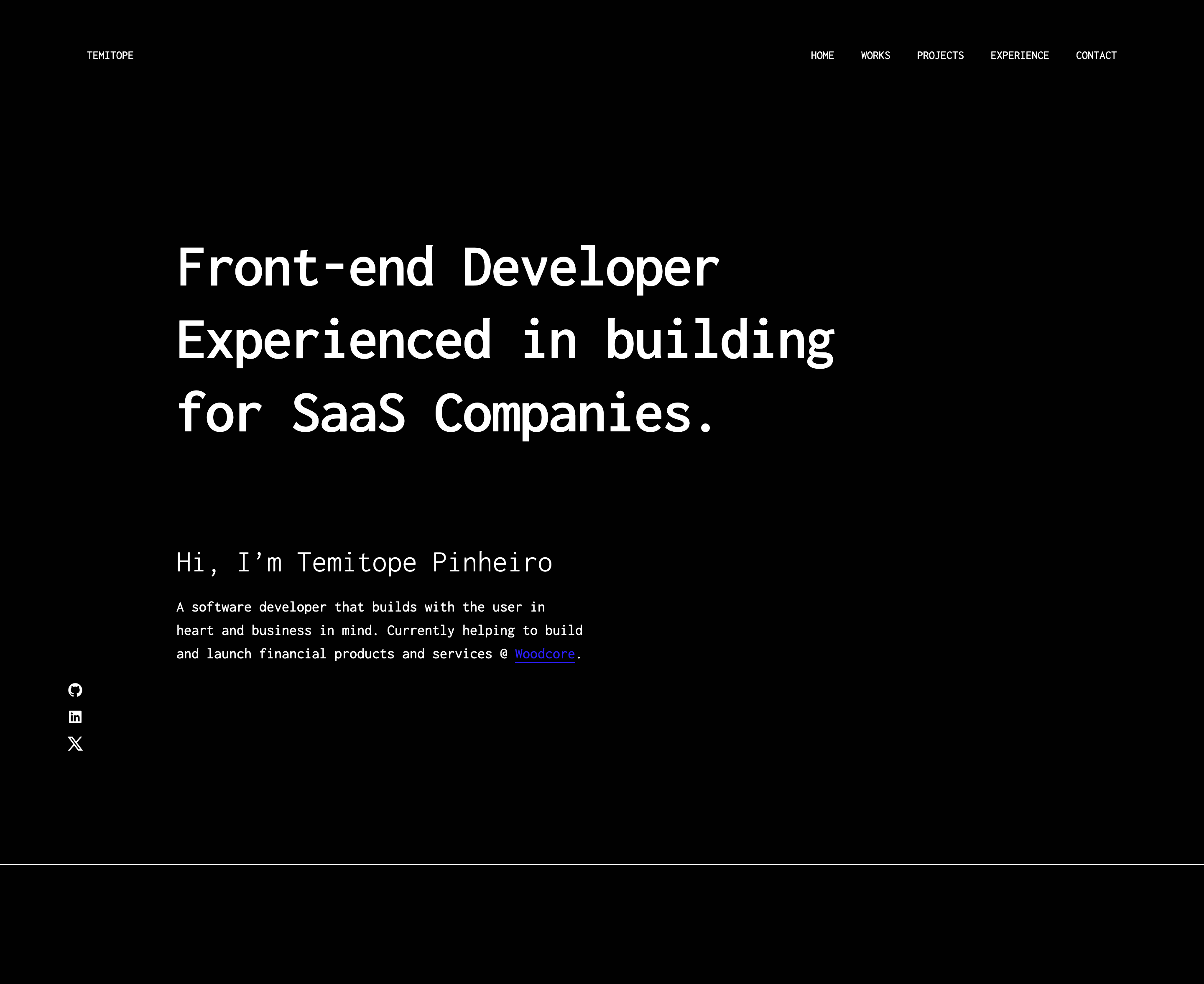 Screenshot of the My Portfolio V3 project